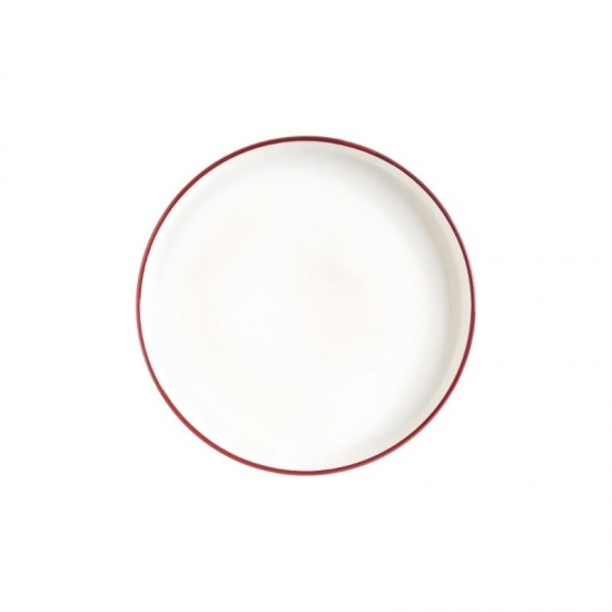 Bonna Linea Burgundy Hygge Düz Tabak 22 cm. - LNEBDHYG22DZ