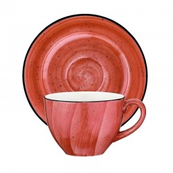 Bonna Passion Kırmızı Rita Çay Fincan Takımı | APSRIT01CFT