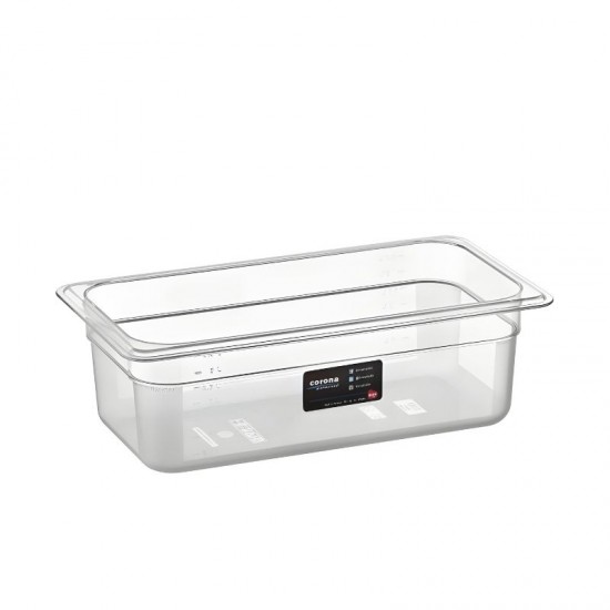 Bora Plastik Policarbon Gastronom Küvet 1/3 - 100 mm. - BO 158