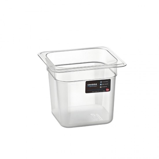 Bora Plastik Policarbon Gastronom Küvet 1/6 - 150 mm. - BO 145