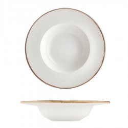 By Bone Harmony Gleam Çukur Makarna Tabağı 28 cm. - HA-GL-GT-28-CK