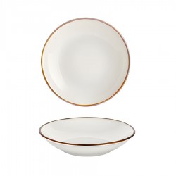 By Bone Harmony Gleam Çukur Tabak 23 cm. - HA-GL-FL-23-CK