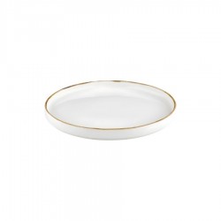 By Bone Harmony Gleam Düz Tabak 27 cm. - HA-GL-HL-27-RD