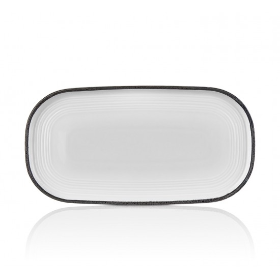 By Bone Helix Black Oval Tabak 20 x 9 cm. | HL-BLA-205-OV By Bone Helix Black Oval Tabak 20 x 9 cm. | HL-BLA-205-OV