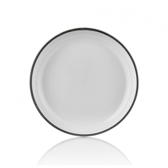 By Bone Helix Black Düz Tabak 27 cm. | HL-BLA-27-RD By Bone Helix Black Düz Tabak 27 cm. | HL-BLA-27-RD
