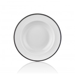 By Bone Helix Black Gastro Düz Tabak 30 cm. | HL-BLA-GT-30-DZ