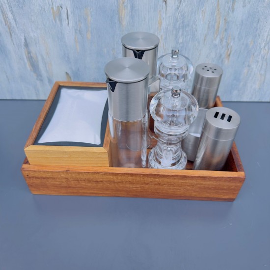 Ahşap İreko Organizer + Peçetelik 30 x 18 cm. Ahşap İreko Organizer + Peçetelik 30 x 18 cm.