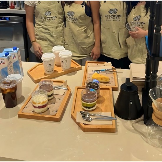 Ahşap Kayın Servis Tepsisi