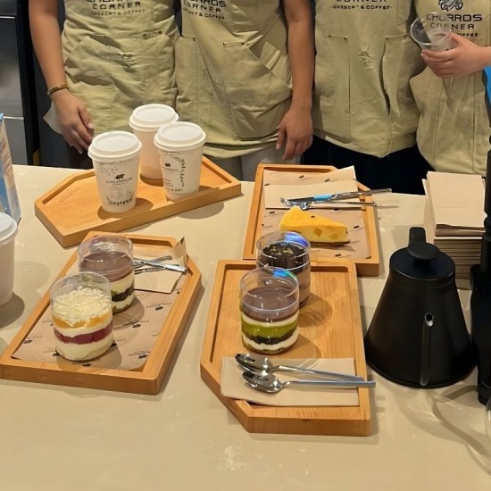 Ahşap Kahve Tepsisi