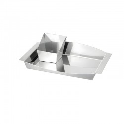 Hamburger Sunum Tepsisi Paslanmaz