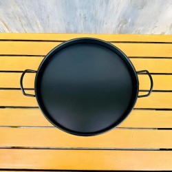 Hamburger Sunum Tepsisi Metal 27 Cm. Siyah