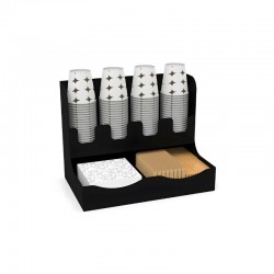 Metal Çay ve Kahve Organizasyon Karton Bardaklık Standı, 8 oz uyumlu Metal Çay ve Kahve Organizasyon Karton Bardaklık Standı, 8 oz uyumlu