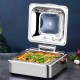 Epinox Chafing Dish Hidrolik Kapak 6 Lt. 2/3 Gömme - CDH-6G Epinox Chafing Dish Hidrolik Kapak 6 Lt. 2/3 Gömme - CDH-6G