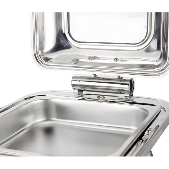 Epinox Chafing Dish Hidrolik Kapak 6 Lt. 2/3 Gömme - CDH-6G Epinox Chafing Dish Hidrolik Kapak 6 Lt. 2/3 Gömme - CDH-6G