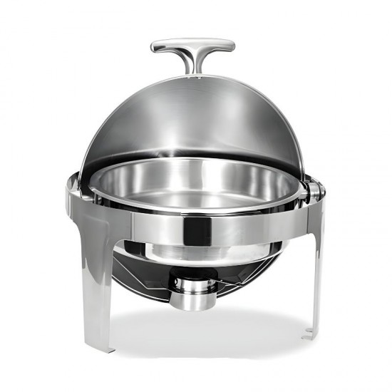 Epinox Chafing Dish Roll Top Yuvarlak 6 Lt. - CDC-6 Epinox Chafing Dish Roll Top Yuvarlak 6 Lt. - CDC-6