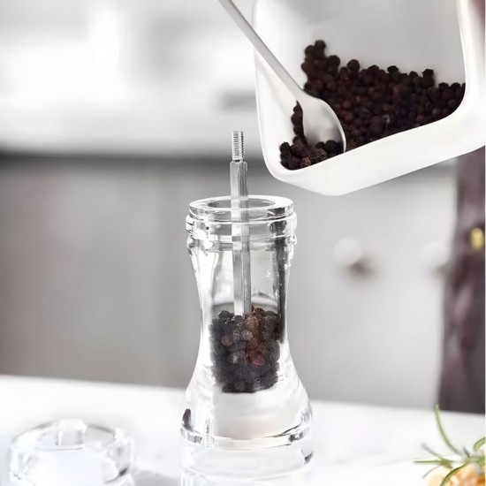 Epinox Akrilik Biber Değirmeni Çelik 16 cm. - DSB-160 Epinox Akrilik Biber Değirmeni Çelik 16 cm. - DSB-160