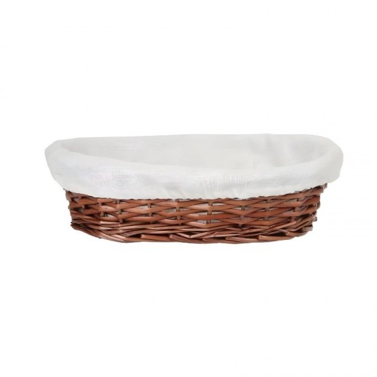 Epinox Hasır Bezli Oval Sepet 28 cm. - ES-2820