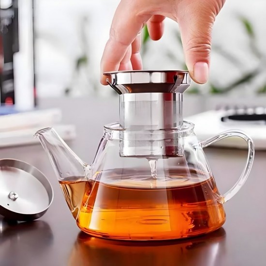 Epinox Demlik 500 ml. V Modeli Çelik Süzgeç - VD-500M