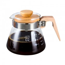 Epinox Kahve Sürahisi Ahşap Sap - 600 ml. - VCWN-60