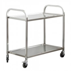 Epinox 2 Katlı Çelik Servis Arabası CAS-03