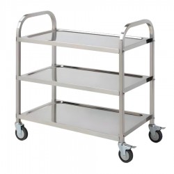 Epinox Paslanmaz Çelik Servis Arabası CAS-02