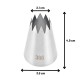 Epinox Duy Açık Yıldız 10 Diş 35 x 21 x 49 mm. DY-366 Epinox Duy Açık Yıldız 10 Diş 35 x 21 x 49 mm. DY-366