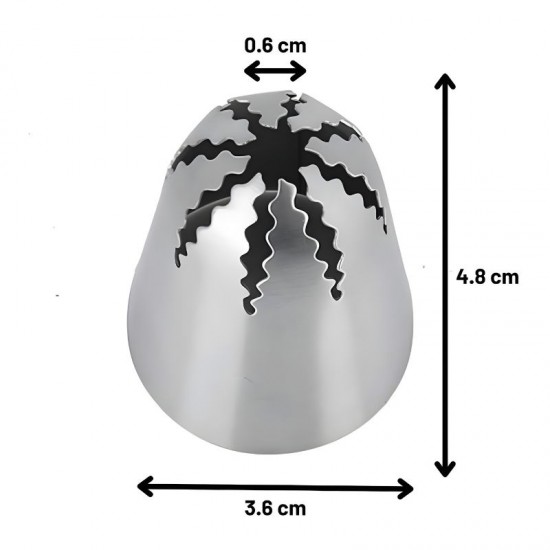 Epinox Duy Kapalı Yıldız 8 Diş 36 x 6 x 48 mm. - DY-904 Epinox Duy Kapalı Yıldız 8 Diş 36 x 6 x 48 mm. - DY-904