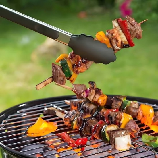 Epinox Barbekü Maşası Silikon 25 cm. Siyah - BMS-25 Epinox Barbekü Maşası Silikon 25 cm. Siyah - BMS-25