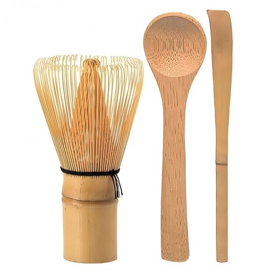 Epinox MF-01 Matcha Çayı Hazırlama Bambu 3'lü Set