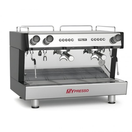 Mypresso Q2 Tall Cup Tam Otomatik Espresso Kahve Makinesi, 2 Gruplu, Siyah