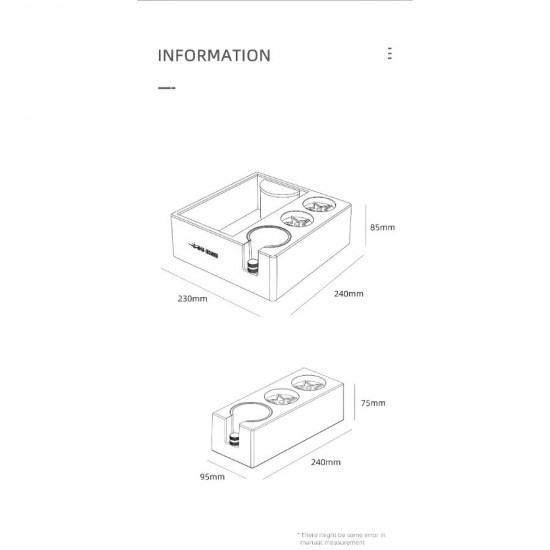 MHW-3BOMBER ABS Çok Amaçlı Knock Box
