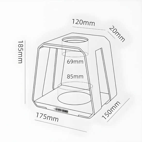 MHW-3BOMBER Dripper Standı - Beyaz