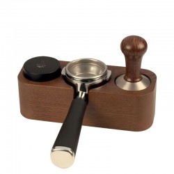 Motta Ahşap Tamper Standı 3 Gözlü