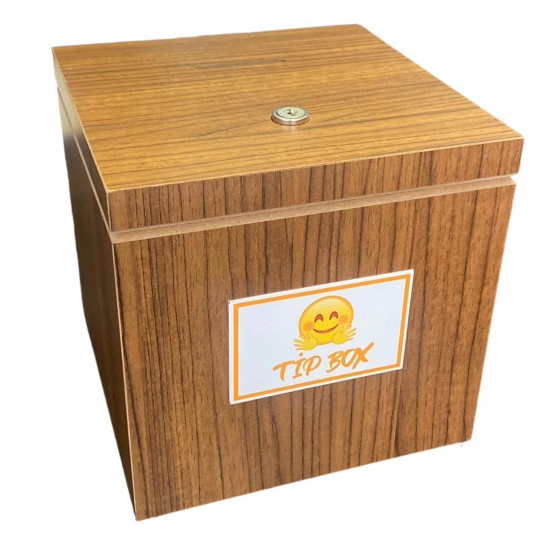 Tip Box Bahşiş Kutusu 20 x20 H: 20 Cm