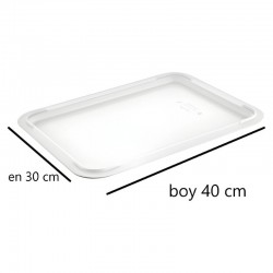 Gastroplast Pizza Hamur Teknesi Kapağı 30 x 40 cm. - GPHL-02