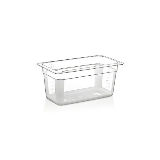 GastroPlast Polikarbon Küvet Gn 1/3-150 Şeffaf