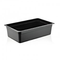 GastroPlast GN 1/1-150 mm Polikarbon Gastronorm Küvet, Siyah