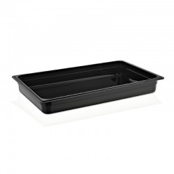 GastroPlast GN 1/1-65 mm Polikarbon Gastronorm Küvet, Siyah