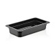 GastroPlast GN 1/2-65 mm Polikarbon Gastronorm Küvet, Siyah