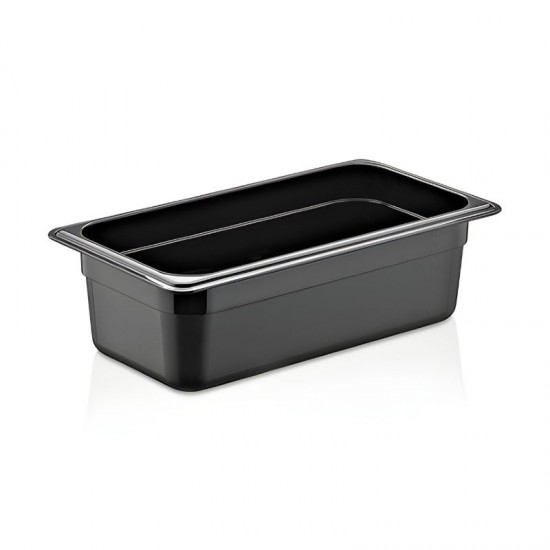 GastroPlast GN 1/3-100 Gastronorm Siyah Küvet