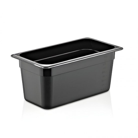 GastroPlast GN 1/3-150 Gastronorm Siyah Küvet