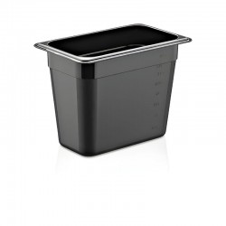 GastroPlast GN 1/3-200 mm Polikarbon Gastronorm Küvet, Siyah