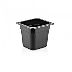 GastroPlast GN 1/6-150 mm. Polikarbon Gastronorm Küvet, Siyah