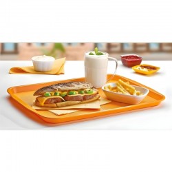 GastroPlast ABS Servis Tepsisi, 27 x 36 cm, Kahverengi - GT-2736