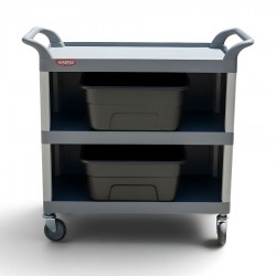 GastroPlast GSAK-01 Plastik Servis Arabası Etrafı Kapalı