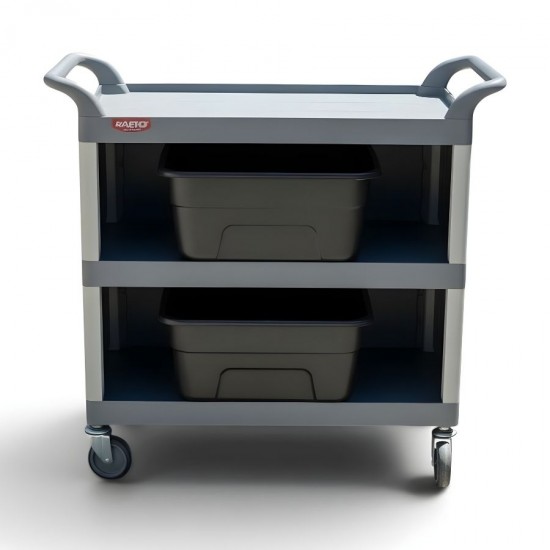 GastroPlast GSAK-01 Plastik Servis Arabası Etrafı Kapalı