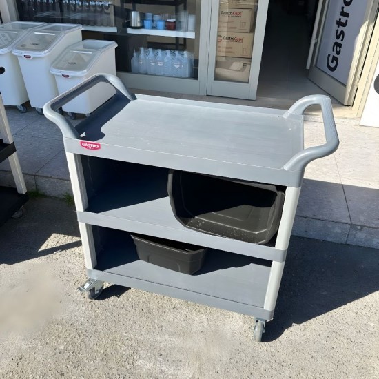 GastroPlast GSAK-01 Plastik Servis Arabası Etrafı Kapalı