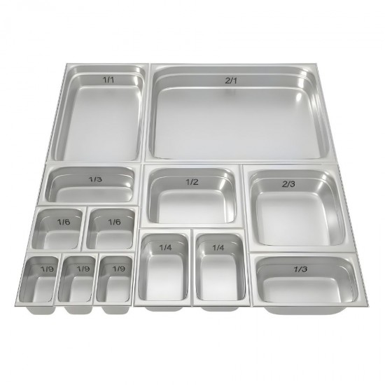Kayalar GN 2/3-65 mm. Delikli Gastronorm Küvet