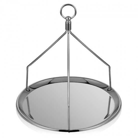 Narin Kahveci Sunum Tepsisi 18 cm. Antrasit