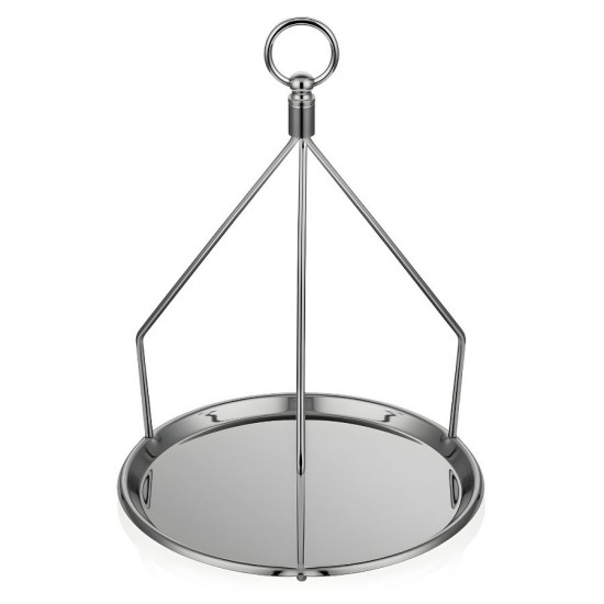 Narin Kahveci Sunum Tepsisi 18 cm. Antrasit